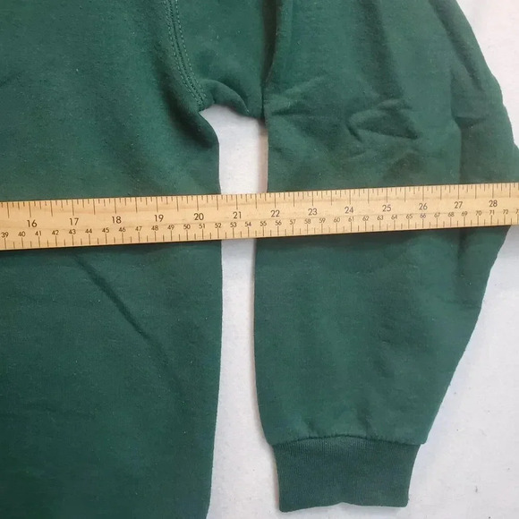 Merry Christmas I'm Durnk Mens Sweater Green Medium Pullover Jerzees NuBlend Fun - Picture 6 of 12